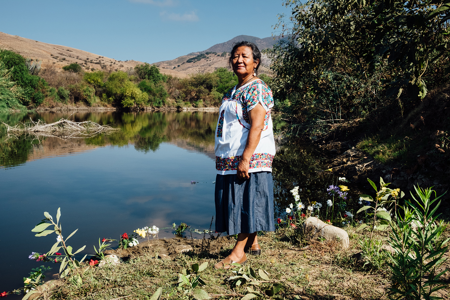 Carmen Santiago Alonso was a nun and indigenous rights activist in Oaxaca, Mexico. She headed the Flor y Canto Center for Indigenous Rights which she founded in 1995 to fight for local water and land rights. Photo by Noel Rojo