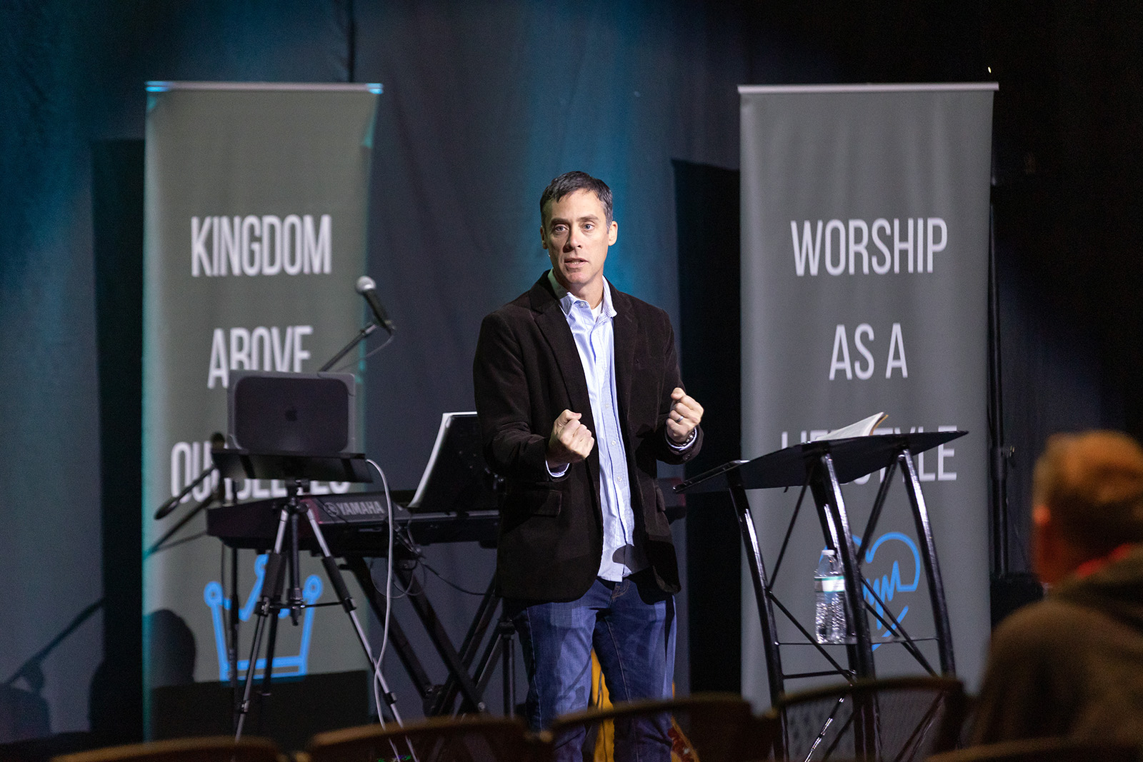 Matt Hearn speaks to Church at Denver in Denver, North Carolina. Courtesy photo