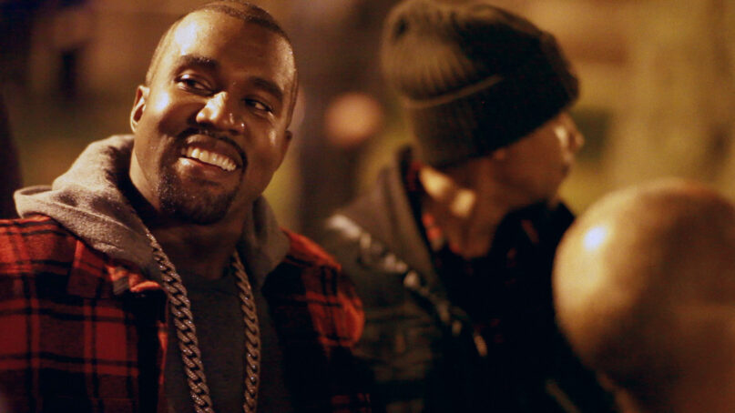 Kanye “Ye” West in “jeen-yuhs: A Kanye Trilogy.” Screen grab courtesy of Netflix Media Center