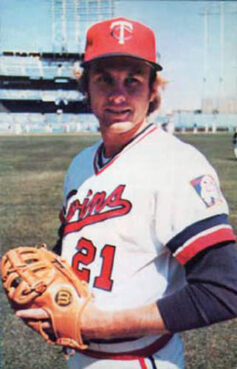 Pitcher Tom Johnson in 1978. Photo courtesy of Minnesota Twins/Wikipedia/Creative Commons