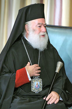 Patriarch Theodoros II of Alexandria. Photo courtesy of Kremlin/Wikipedia/Creative Commons