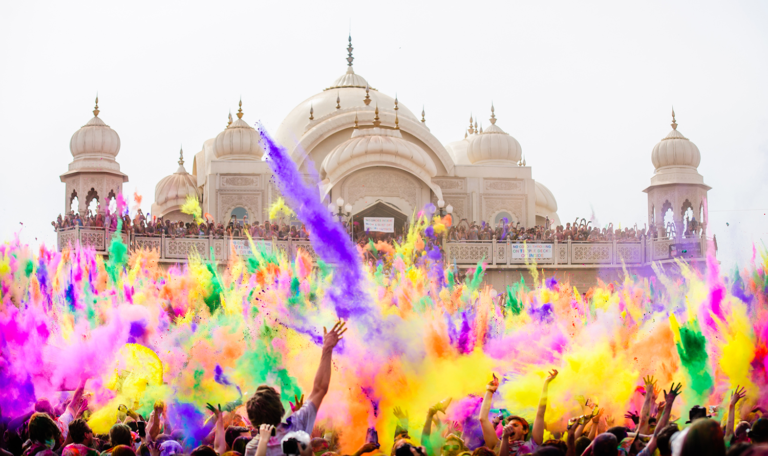 The Hindu tradition of Holi is one of the many festivals that has been adopted by many Americans. The recognizable throwing of color is now found in events and festivals across the U.S. Courtesy photo