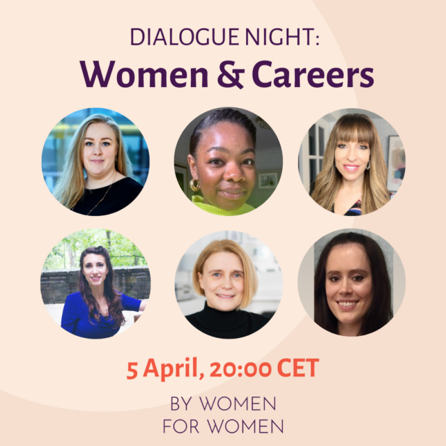 An April 2022 dialogue focused on women and careers.