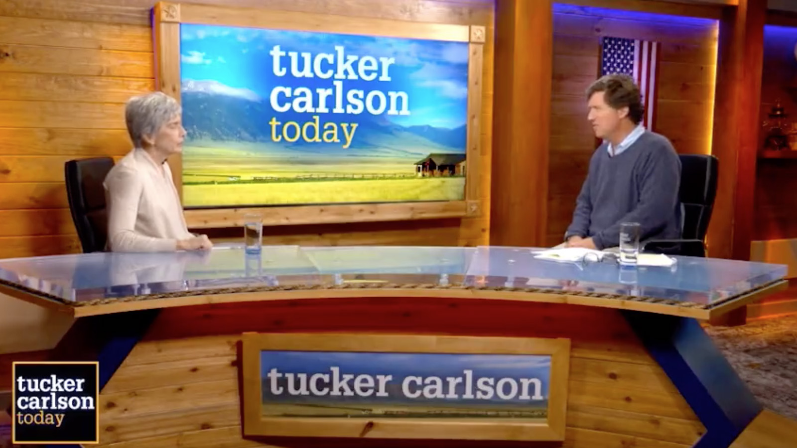 Amy Wax appears on "Tucker Carlson Today." Video screen grab via Fox
