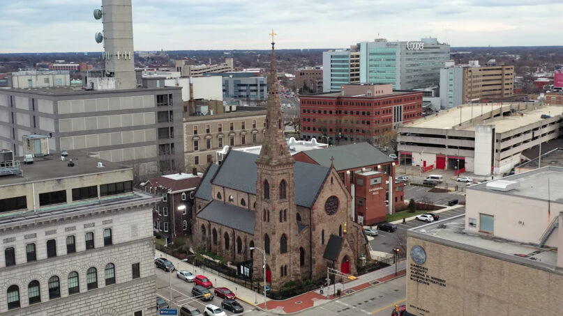 The Cathedral of the Immaculate Conception in the Diocese of Camden in Camden, New Jersey. Video screen grab