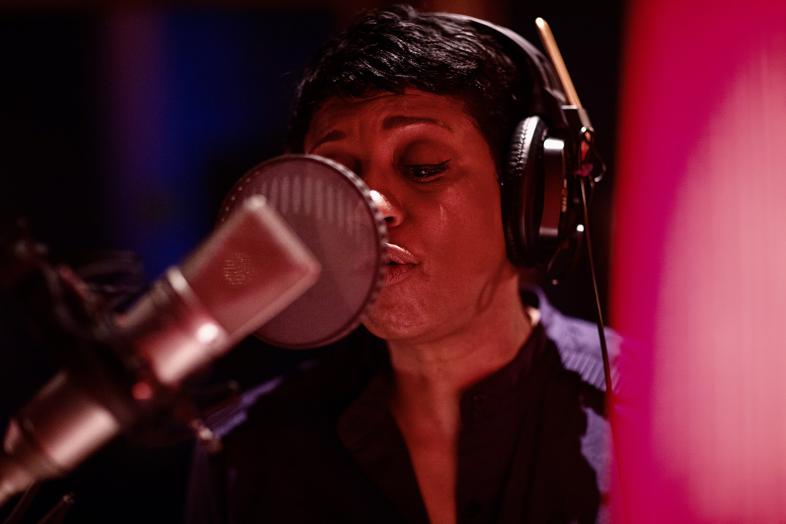 Marva Hicks sings the part of Mother Mary on the album “Jesus Christ Superstar: Highlights From the All-Female Studio Cast Recording." Photo by Kat Hennessey