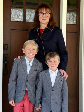 Lisa Mathews and her grandsons. Courtesy photo
