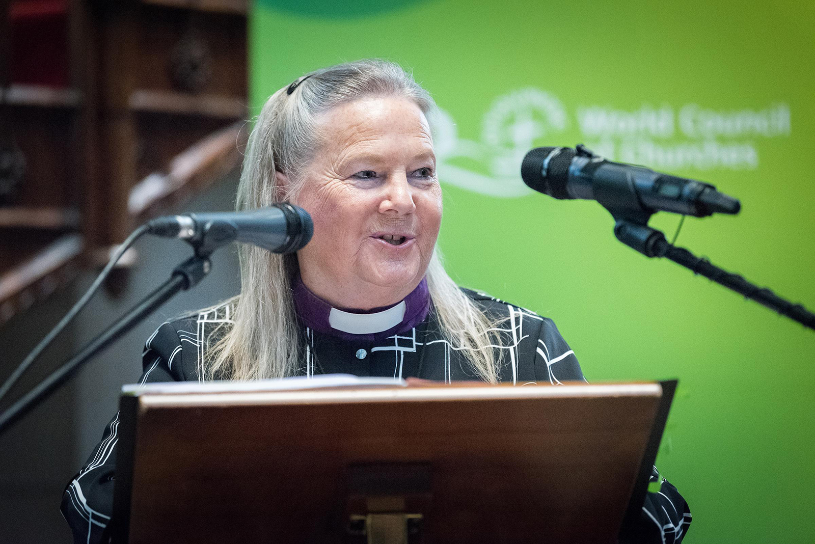Bishop Mary Ann Swenson, one of the vice-moderators of the World Council of Churches Central Committee. Photo by Albin Hillert/WCC