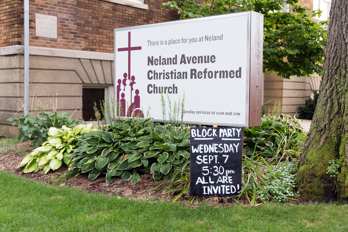 Neland Avenue Christian Reformed Church in Grand Rapids, Michigan. Photo courtesy Otto Selles for Neland Avenue Christian Reformed Church