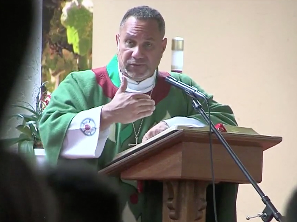 The Rev. Nelson Rabell-Gonzáles in 2019. Video screen grab