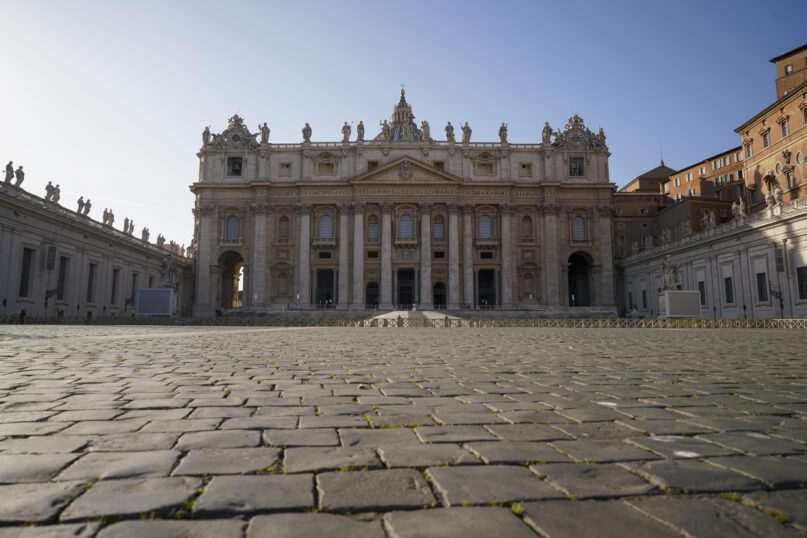 A view of St. Peter’s Basilica at the Vatican, Nov. 10, 2020.  (AP Photo/Andrew Medichini, File)
