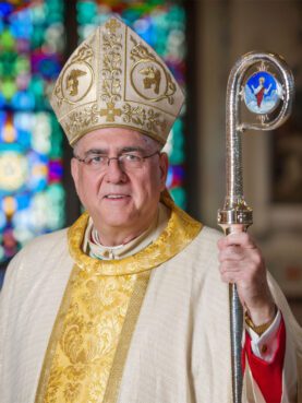 Archbishop Joseph Naumann in 2015. Photo via Archdiocese of Kansas City in Kansas