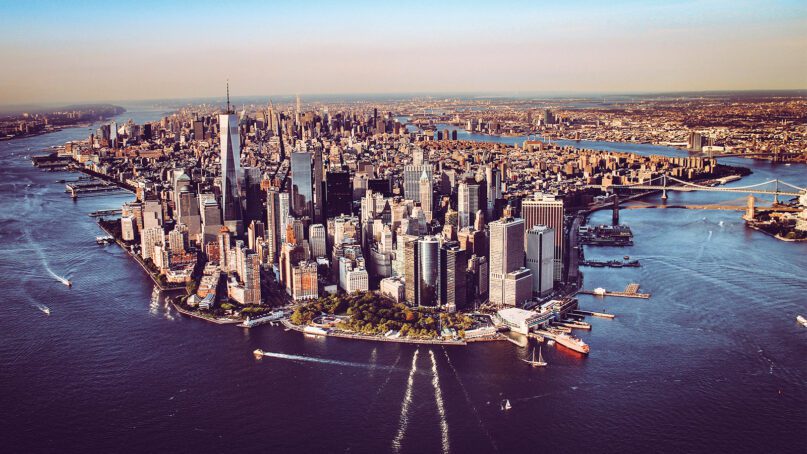 The Manhattan skyline in New York. Photo by Florian Wehde/Unsplash/Creative Commons
