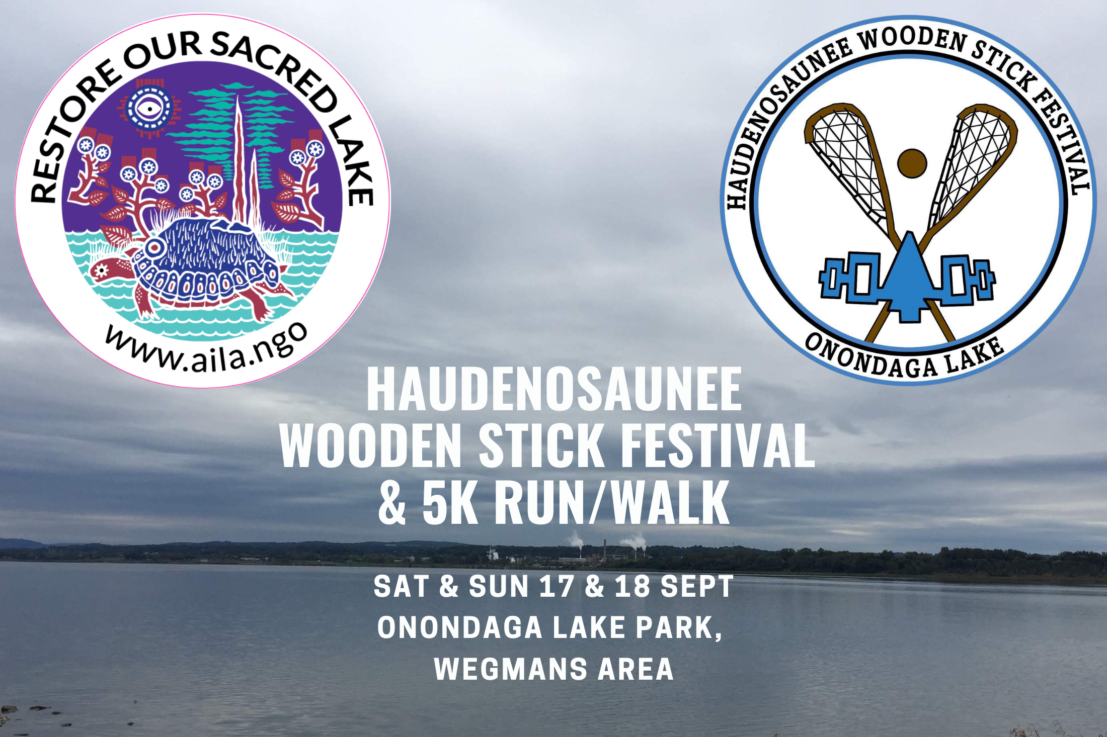 Haudenosaunee Wooden Stick Festival and Restore Our Sacred Lake 5K run/walk