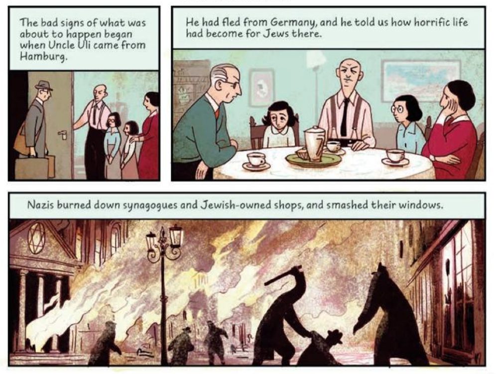 An excerpt from "Anne Frank's Diary: The Graphic Adaptation." Courtesy image