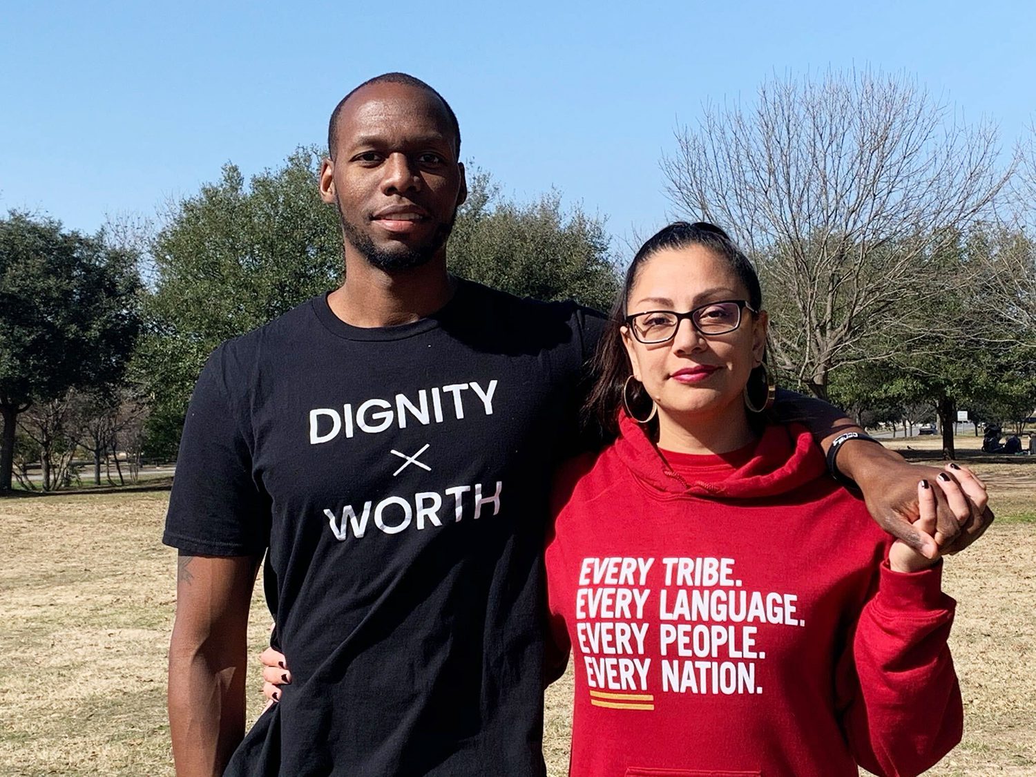 Derrick and Rennee Woods, attendees of Hope Community Church in Austin, Texas. Photo courtesy of Woods
