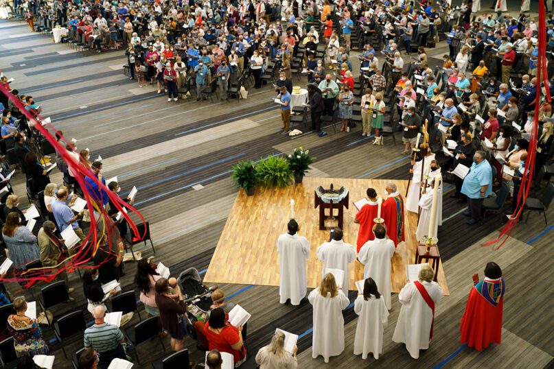 The Evangelical Lutheran Church in America Churchwide Assembly meets at the Greater Columbus Convention Center in Columbus, Ohio, Aug. 8, 2022. Photo by Janine Truppay, courtesy of ELCA