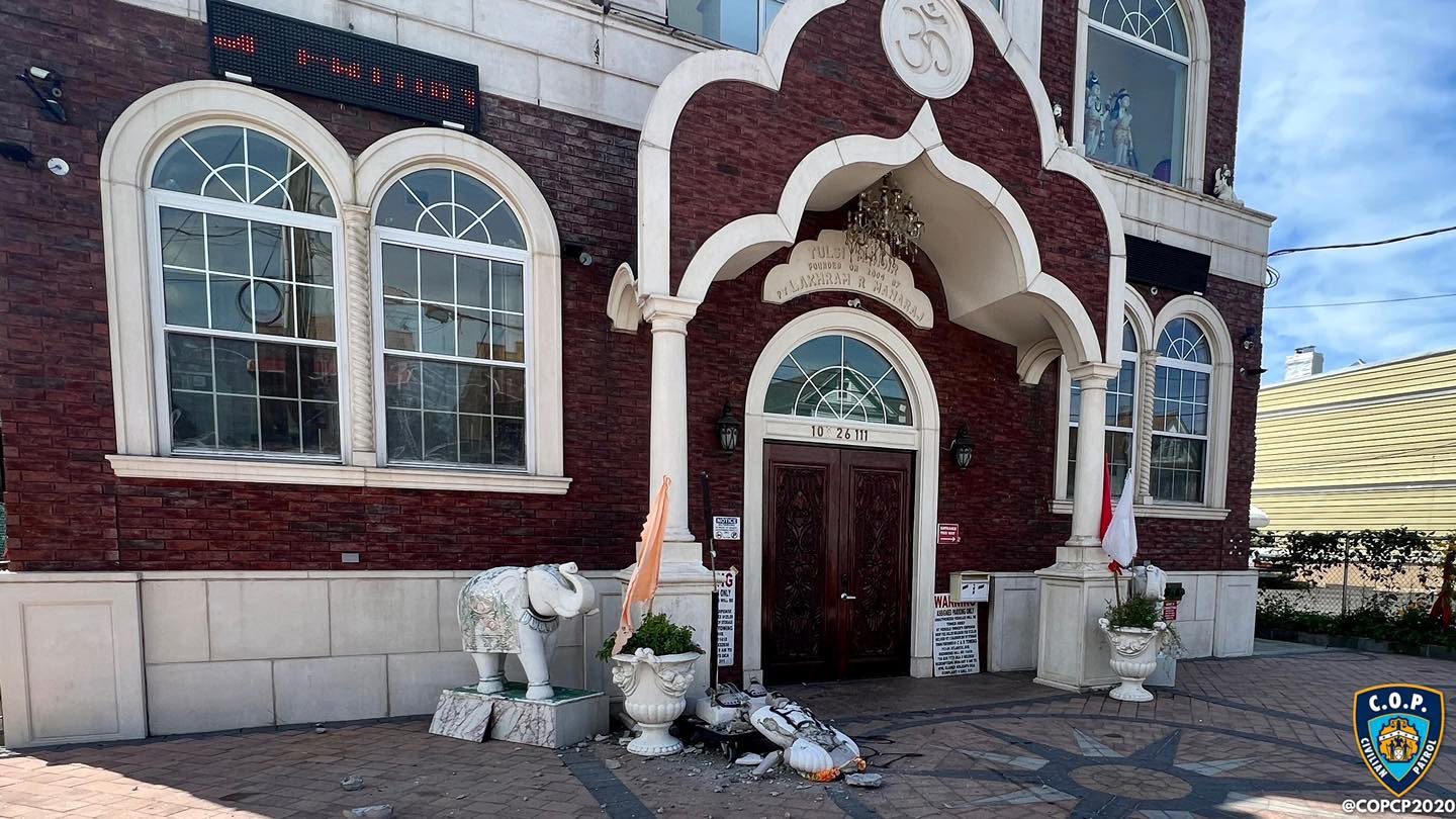 Second attack on Gandhi statue will be investigated as a hate crime, NYPD says