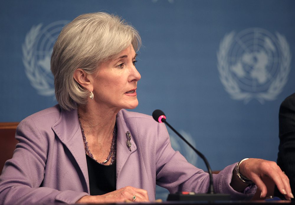 U.S. Secretary of Health and Human Services Kathleen Sebelius in 2011. Photo courtesy of HHS/Flickr/Creative Commons