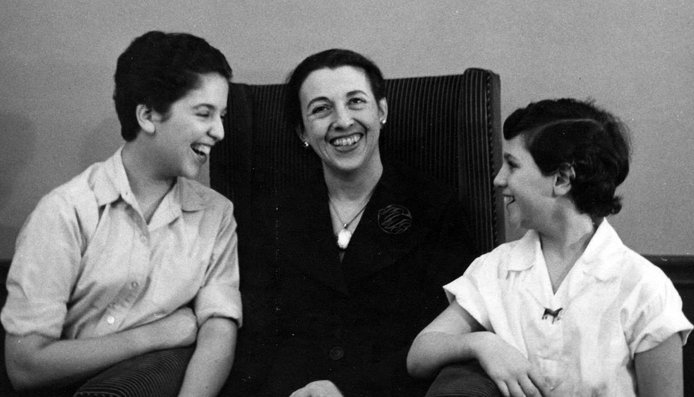 Ruth Messinger, left, with her mother and sister. Photo courtesy of Messinger