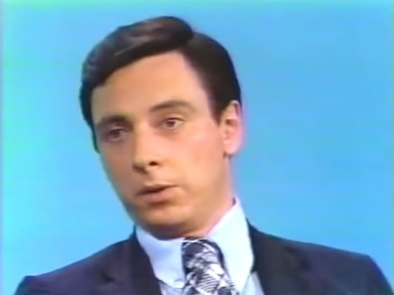 Tom Cornell in a 1971 interview. Video screen grab