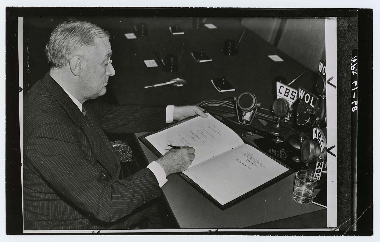 Franklin Roosevelt in Washington, D.C., on Nov. 9th, 1943. Photo courtesy of NARA/Creative Commons