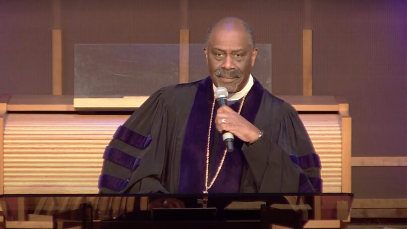Bishop Gregory G.M. Ingram speaks in 2021. Video screen grab