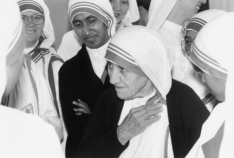 Mother Teresa surrounded by other Missionaries of Charity nuns in an undated photo from "Mother Teresa: No Greater Love." Courtesy image