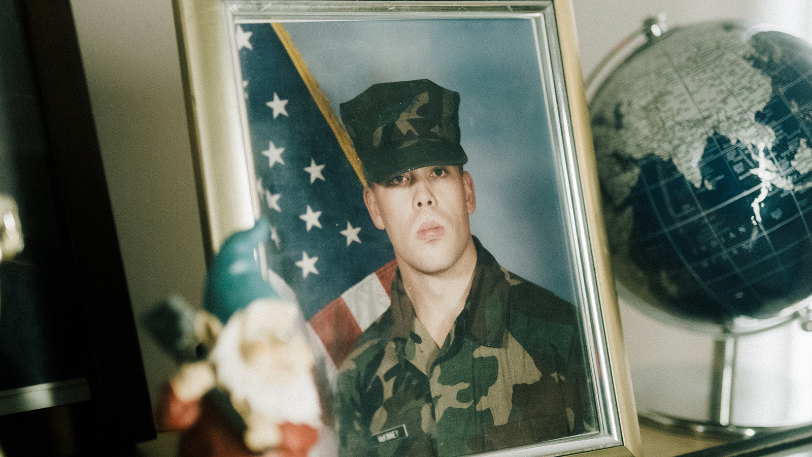 Richard "Mac" McKinney during his service as a U.S. Marine. Photo by Karl Schroder