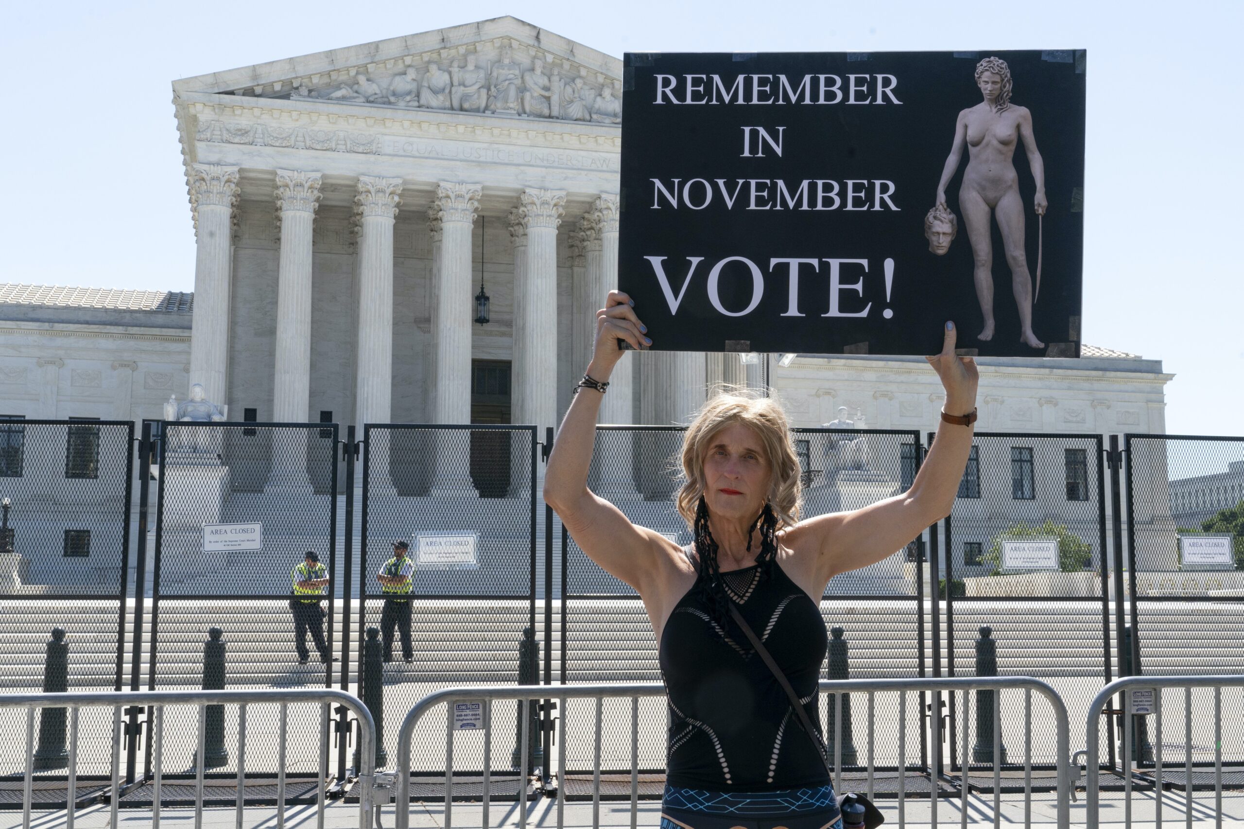 The right to abortion is among the top issues on the ballot in several states. (AP Photo/Jacquelyn Martin, File)