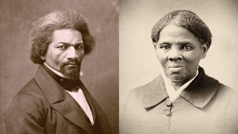 Frederick Douglass, left, and Harriet Tubman are featured in new PBS documentaries. Douglass photo © New York Historical Society / Bridgeman Images; Tubman photo © RTRO / Alamy Stock Photo