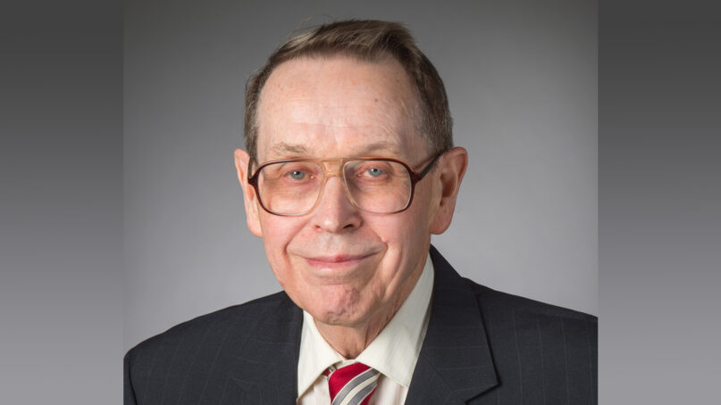 John P. Meier in 2018. (Photo by Barbara Johnston/University of Notre Dame)