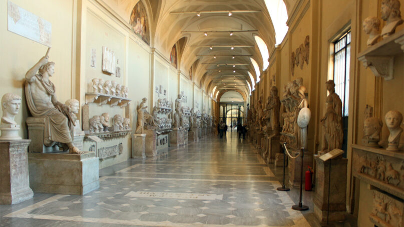 The Chiaramonti Gallery at the Vatican Museums. Photo via PxHere/Creative Commons