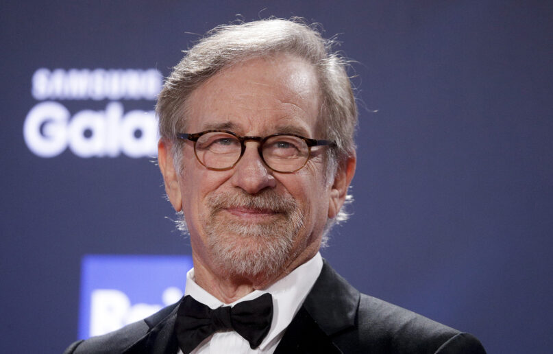 Steven Spielberg walks the red carpet as he arrives to receive a lifetime achievement prize, at the David Donatello awards ceremony in Rome, March 21, 2018. (AP Photo/Gregorio Borgia,file)