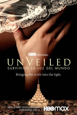 Poster for "Unveiled: Surviving La Luz Del Mundo." Image courtesy of HBO