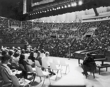 Urbana 1967 at the University of Illinois at Urbana–Champaign. Photo courtesy of InterVarsity Christian Fellowship