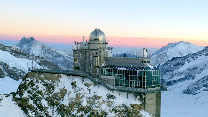 Alan Lightman visits the  Sphinx Observatory in Switzerland for the series 