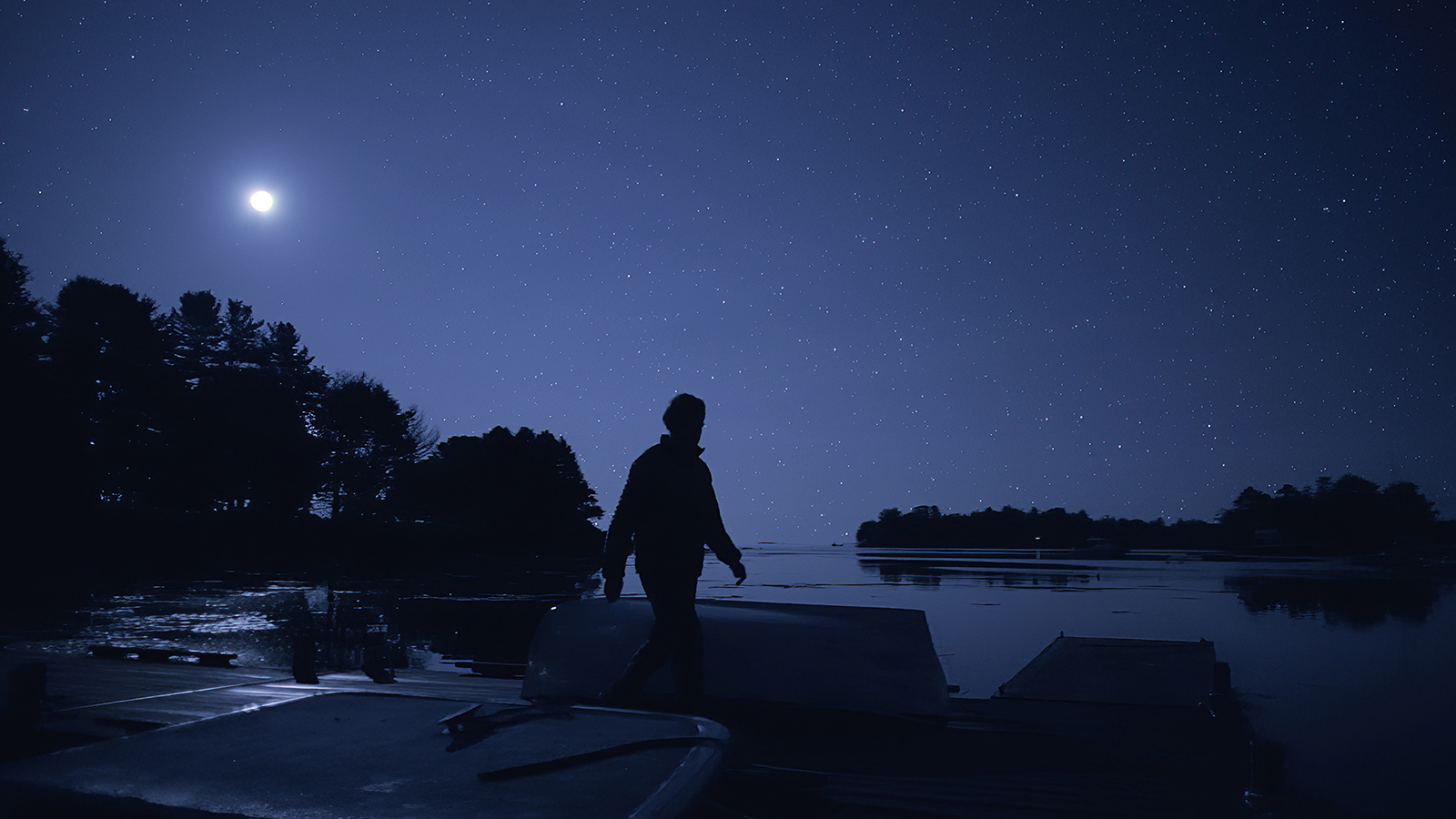 Alone, at night, on a boat, Alan Lightman feels himself merging with the stars. As a life-long “spiritual materialist” he sets off to look for answers in "SEARCHING: Our Quest for Meaning in the Age of Science." Photo courtesy of SEARCHING