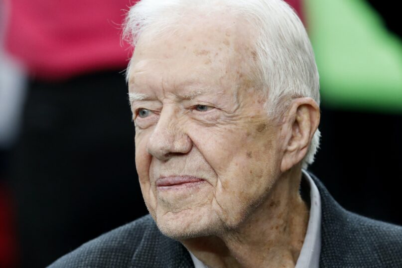 Former President Jimmy Carter has decided to spend his remaining time at home with his family and receive hospice care. (AP Photo/John Bazemore, File)