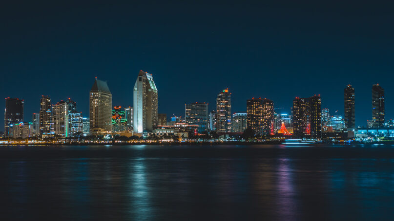 The San Diego skyline at night. Photo by Lucas Davies/Unsplash/Creative Commons
