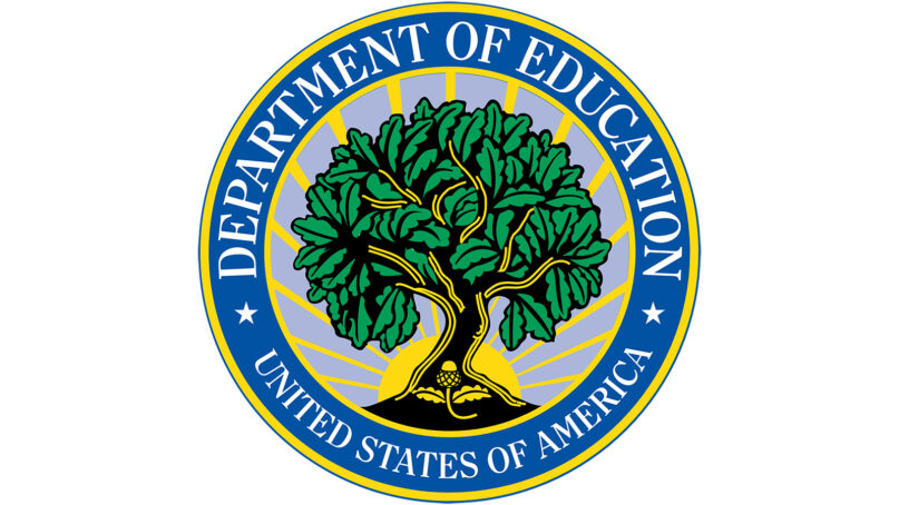 The U.S. Daprtment of Education seal. Image courtesy of Wikipedia/Creative Commons