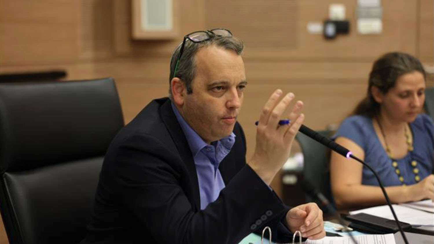 Knesset member Gilad Karib on July 1, 2021. Photo by Noam Moshkowitz, Knesset Spokesperson’s Office