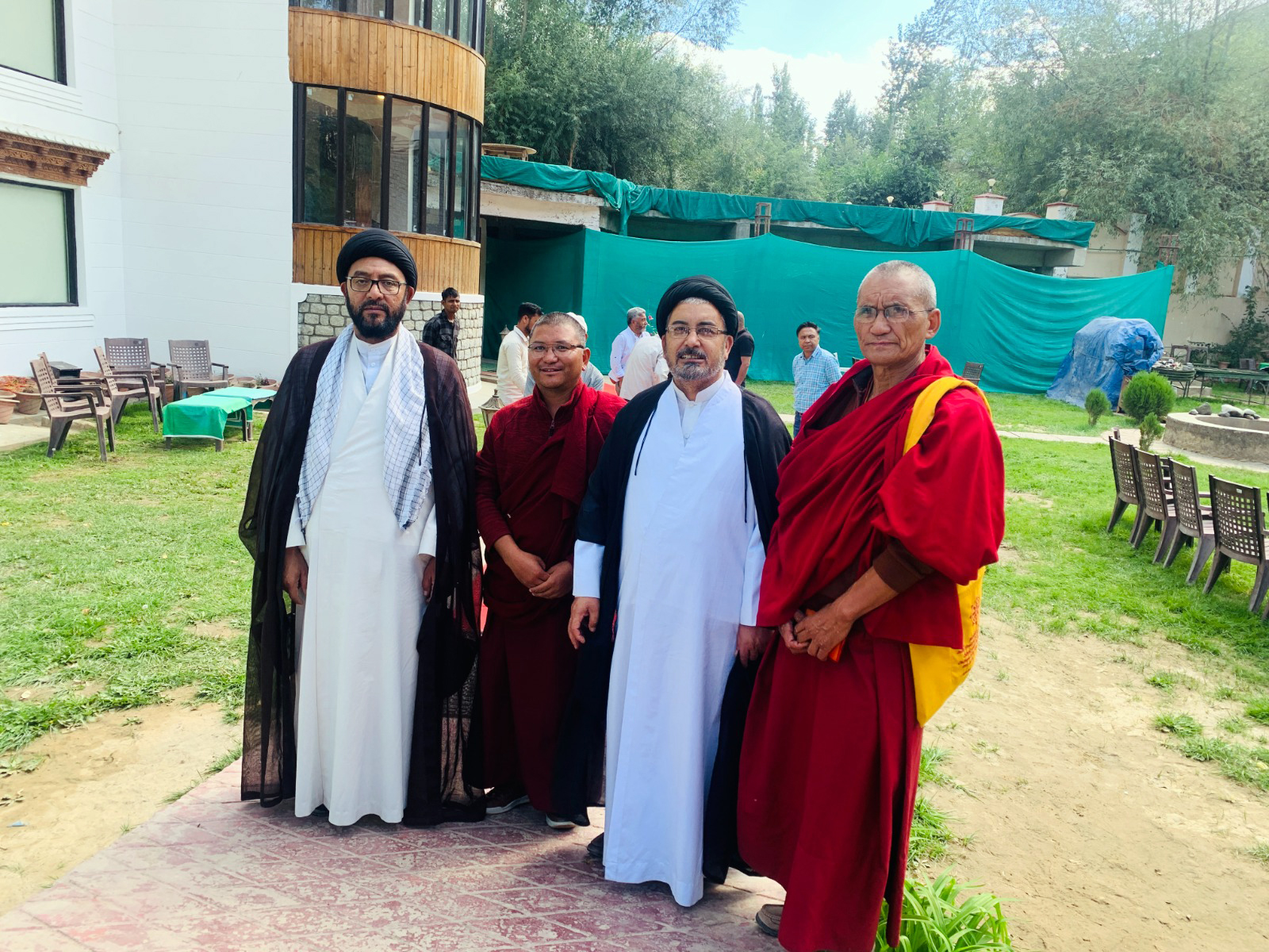 Shiite clerics and Buddhist monks work together to raise their demands for Ladakh Union Territory in Kargil district, India, in June 2022. Photo by Sajjad Hussain Kargili