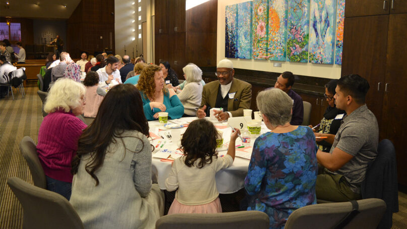 People attend the Minaret Foundation's annual Muslim-Jewish Christmas event in Houston on Dec. 24, 2017. Photo courtesy of the Minaret Foundation