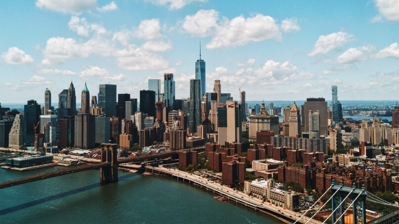The Manhattan skyline of New York City. Photo by Patrick Tomasso/Unsplash/Creative Commons