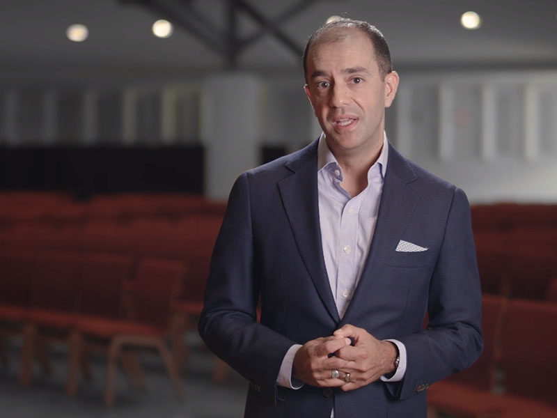 Pastor Jay Thomas in an introductory video for Chapel Hill Bible Church. Video screen grab