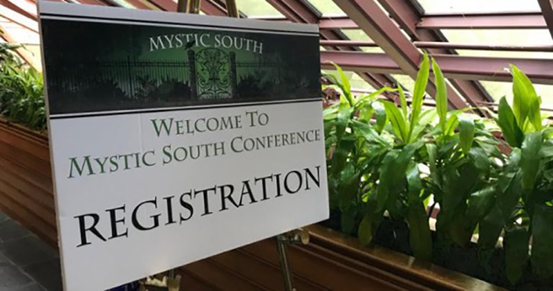 Registration for the 2022 Mystic South Conference. Courtesy photo