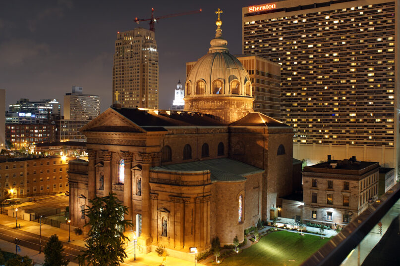 The Cathedral Basilica of Saints Peter and Paul, the seat of the Roman Catholic Archdiocese of Philadelphia, located in downtown Philadelphia. Photo courtesy of Wikipedia/Creative Commons