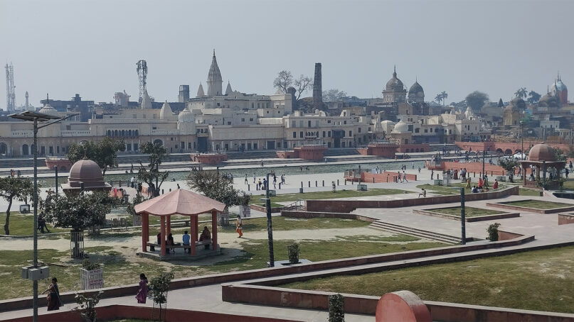 The riverfront in Ayodhya, India. Courtesy image