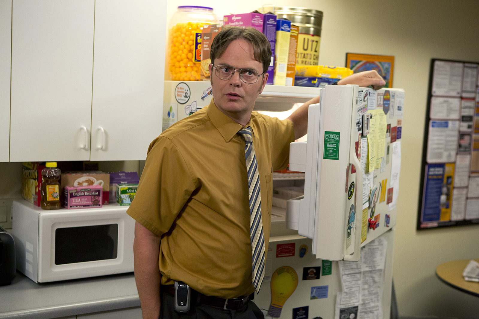 Actor Rainn Wilson as Dwight Schrute on "The Office." Photo courtesy of NBC